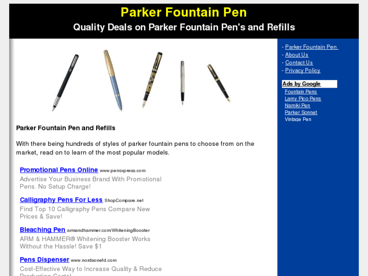 www.parkerfountainpen.org