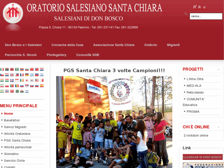 www.santachiara.org