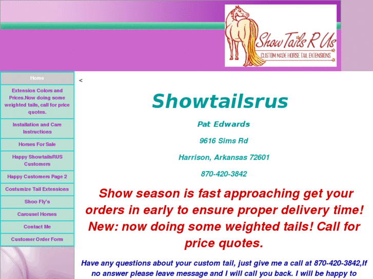 www.showtailsrus.com