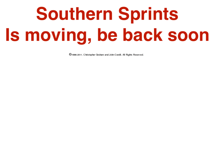 www.southernsprints.org