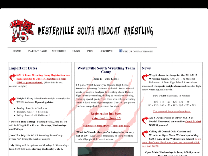 www.southwildcats.com