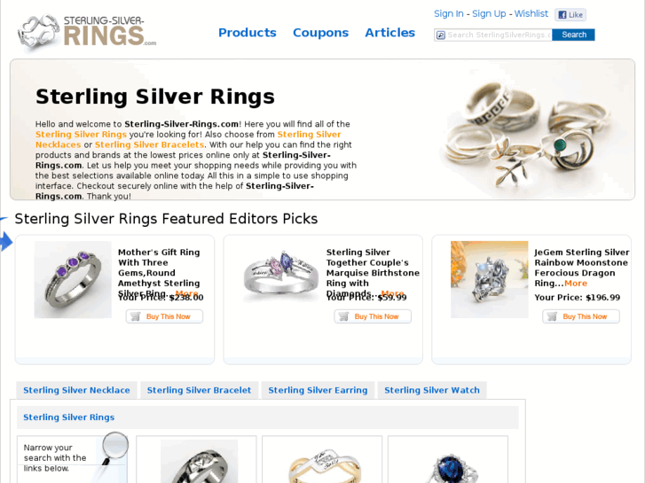 www.sterling-silver-rings.com