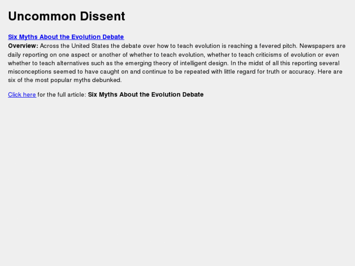 www.uncommondissent.com