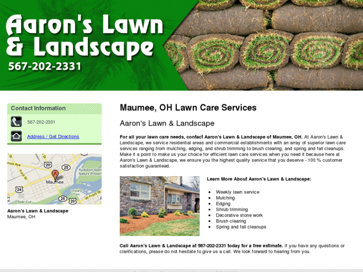 www.aaronslawnandlandscape.com