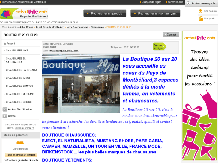 www.boutique20sur20.com