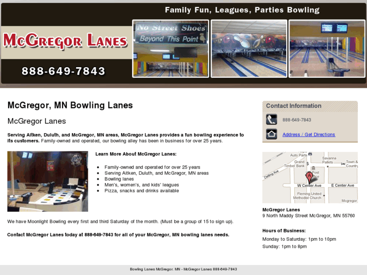 www.bowlinglanesmcgregormn.com