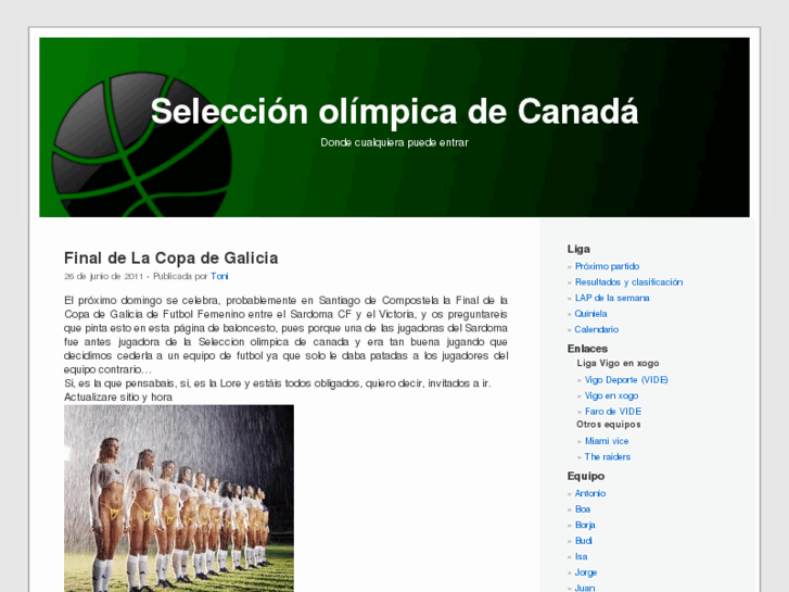 www.seleccionolimpicadecanada.com