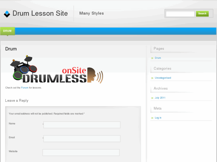 www.drumlessonsite.com