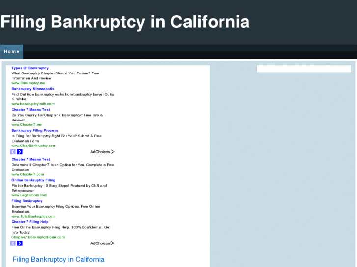 www.filingbankruptcyincalifornia.net