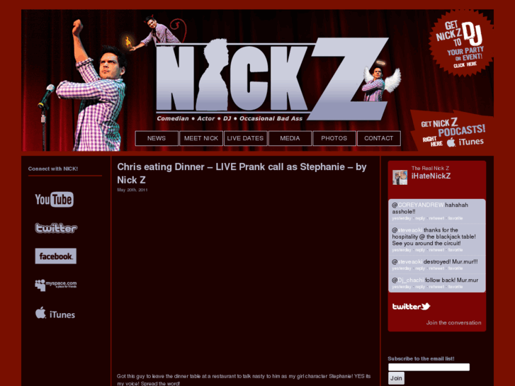 www.nickzentertainment.com