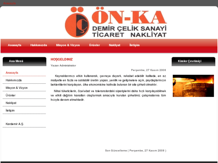 www.onkademircelik.com