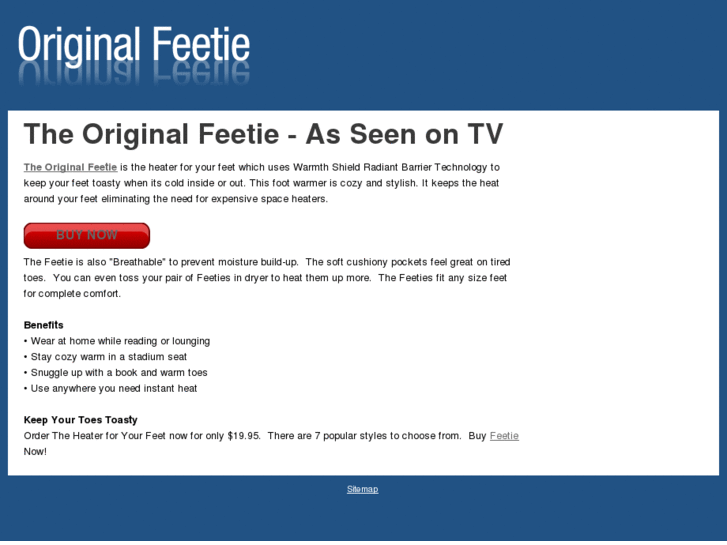 www.originalfeetie.com