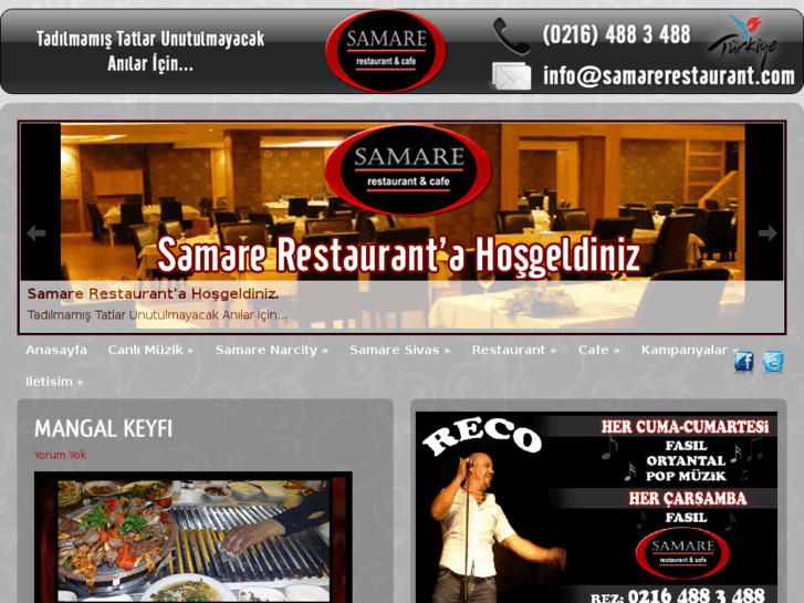 www.samarerestaurant.com