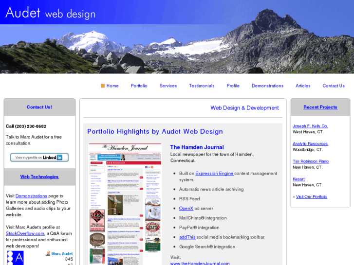 www.audetwebdesign.net