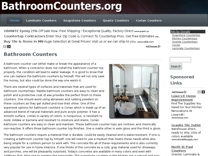 www.bathroomcounters.org