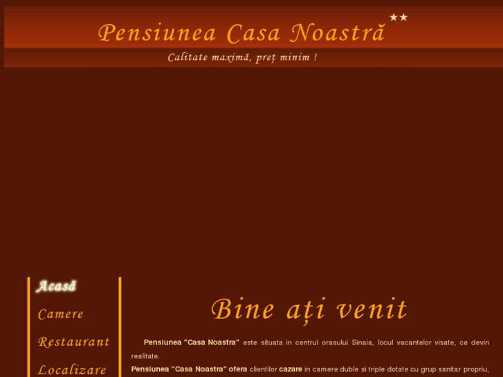 www.casanoastrasinaia.ro