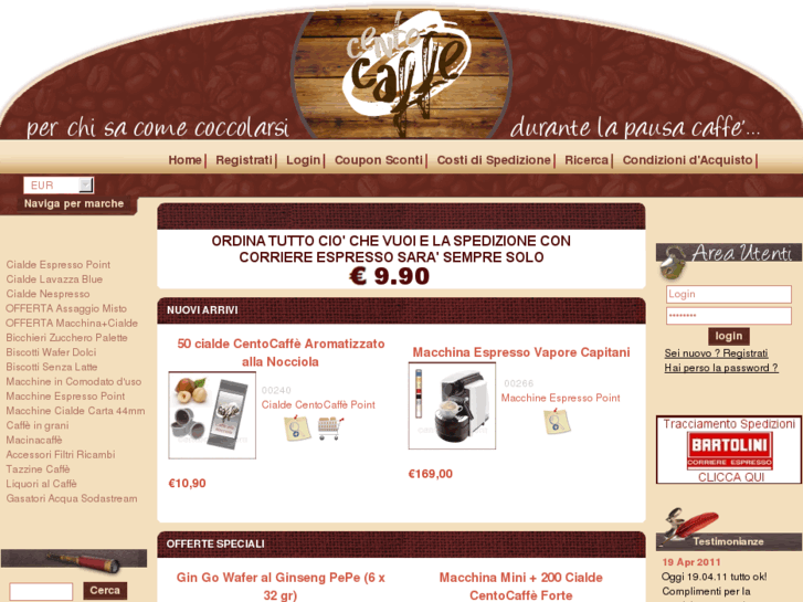 www.centocaffe.com