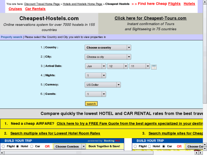 www.cheapest-hostels.com