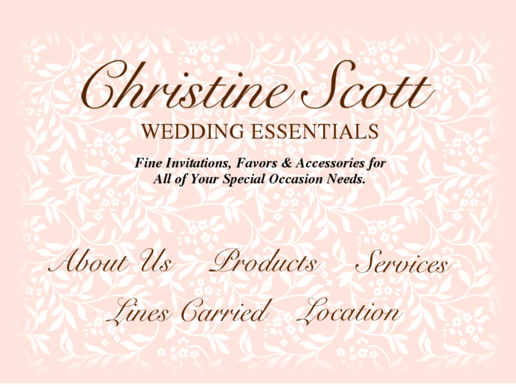 www.christinescottweddingessentials.com