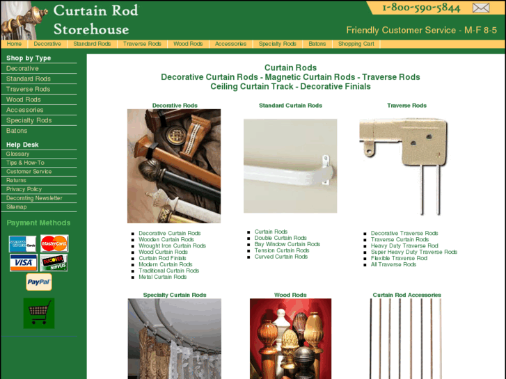 www.curtainrodstorehouse.com
