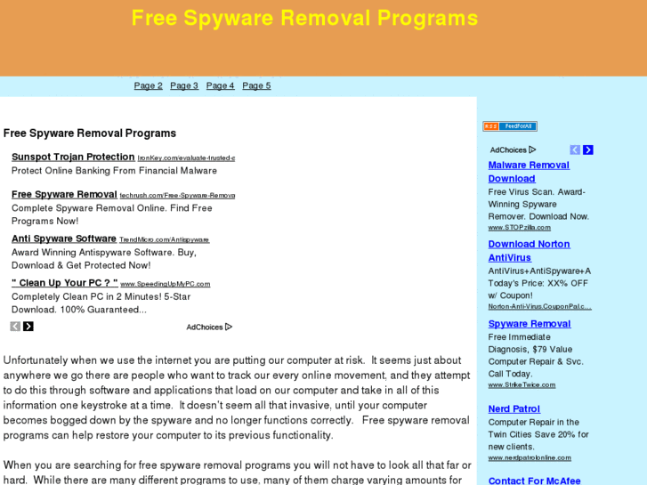 www.freespywareremovalprograms.com