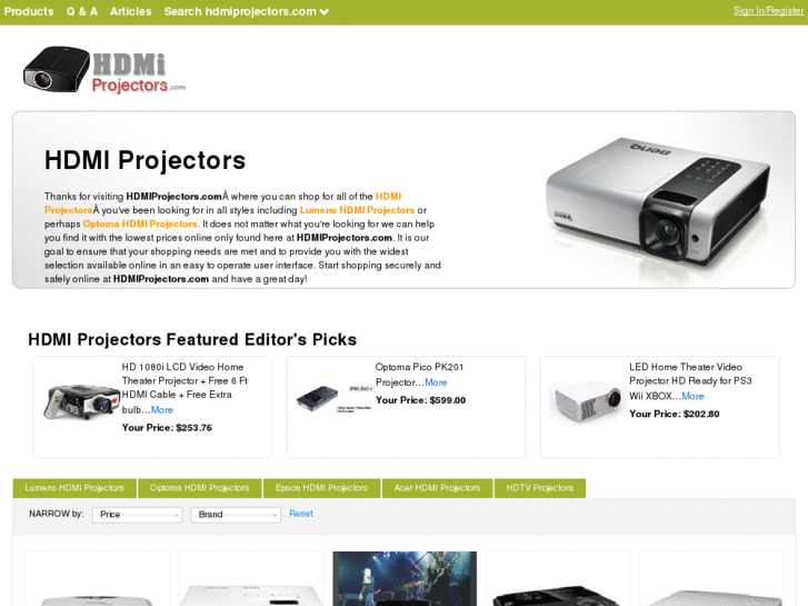 www.hdmiprojectors.com