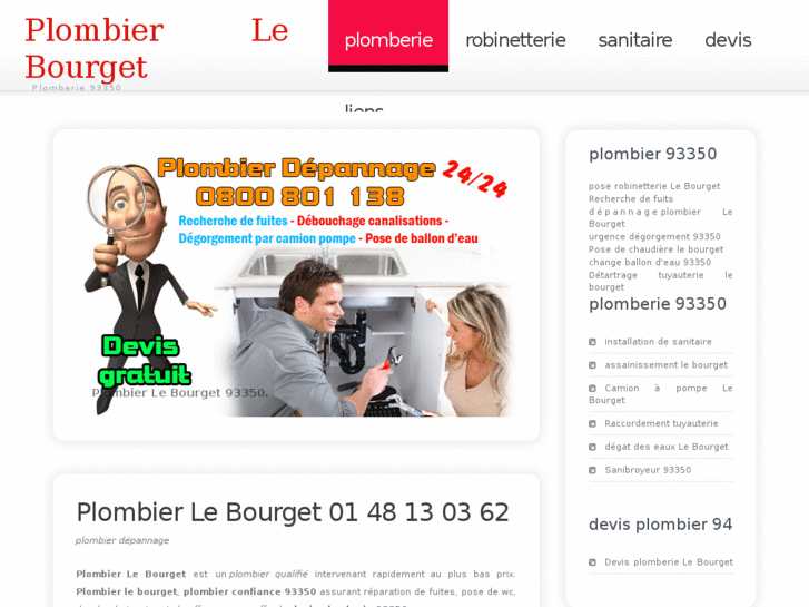 www.plombierbourget.com