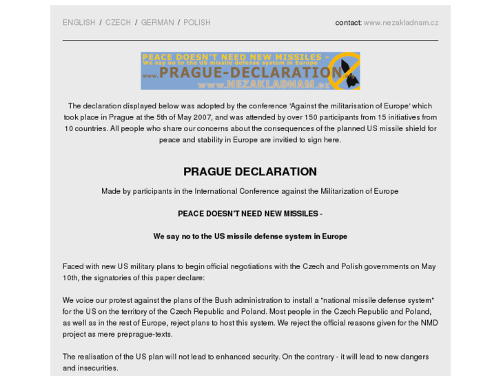 www.prague-declaration.org