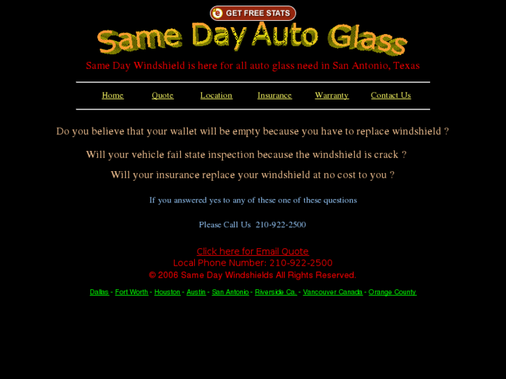 www.samedayautoglass.com