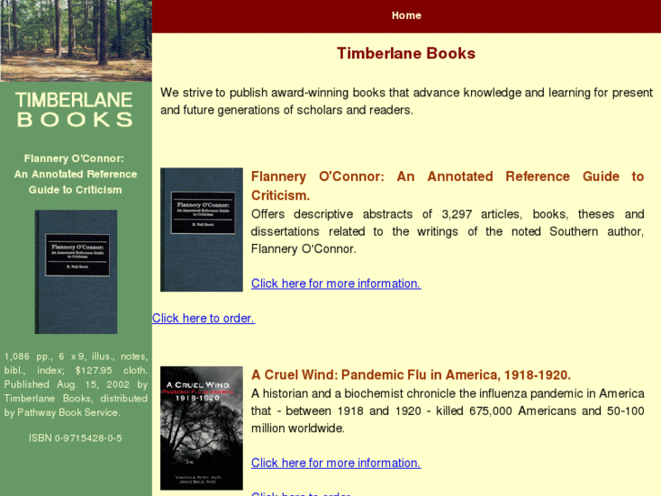 www.timberlanebooks.com