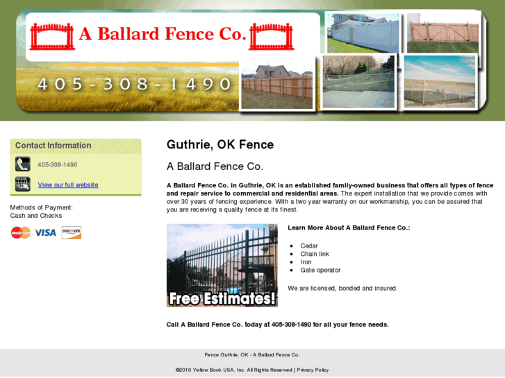 www.aballardfenceco.com