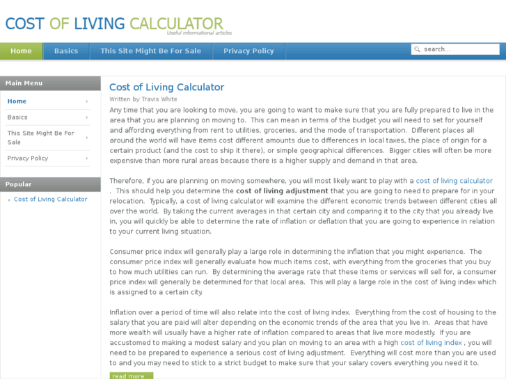 www.costoflivingcalculator.org