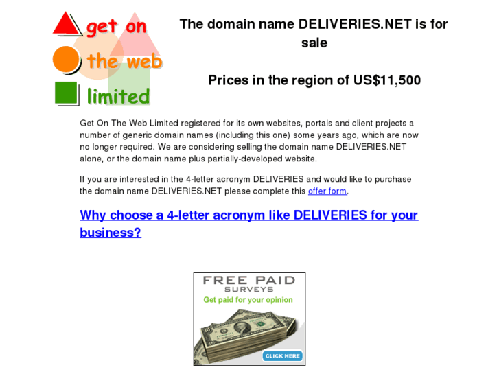 www.deliveries.net