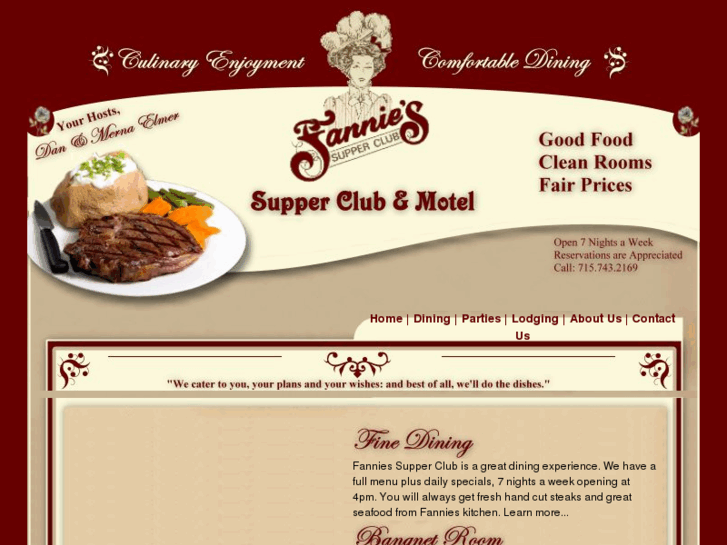 www.fanniessupperclubandmotel.com