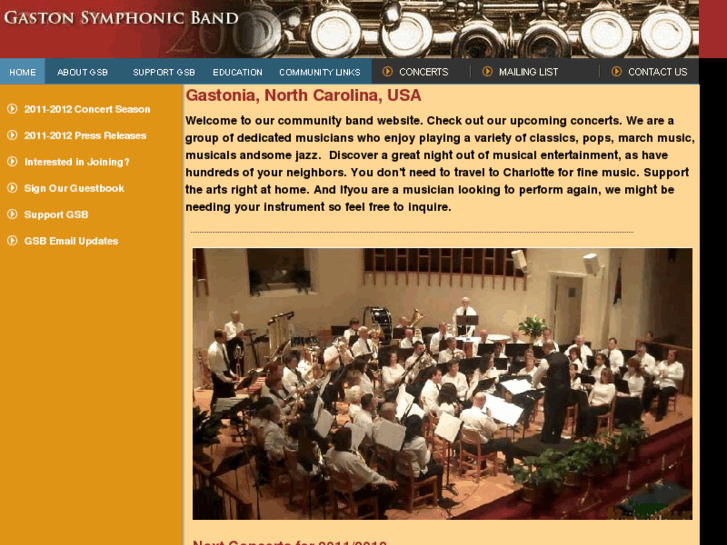 www.gastonsymphonicband.org