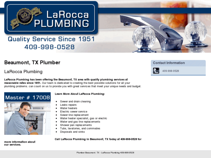 www.laroccaplumbing.com