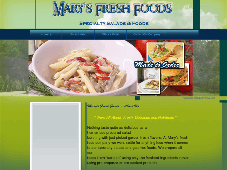 www.marysfreshfoods.com