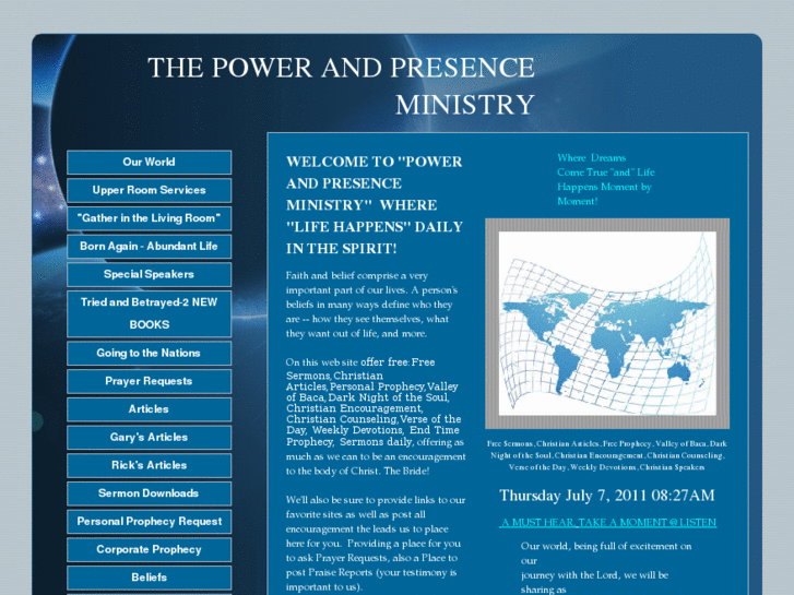 www.powerandpresenceministry.com