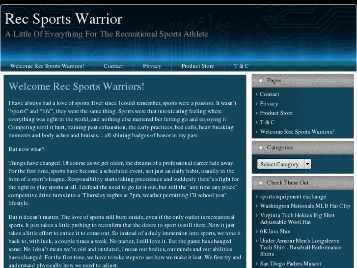 www.recsportswarrior.com