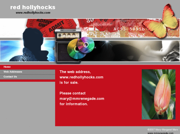 www.redhollyhocks.com