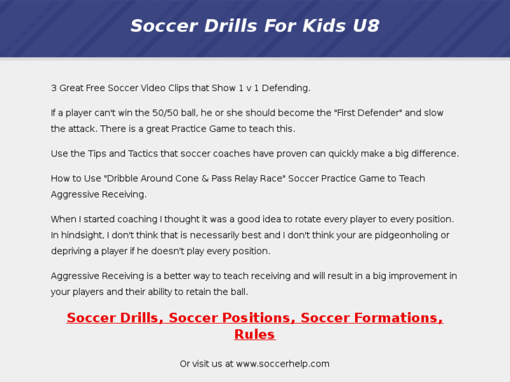 www.soccerdrillsforkidsu8.com