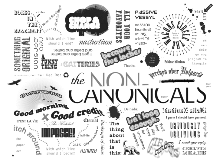 www.thenon-canonicals.com