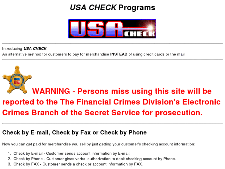 www.usacheck.com