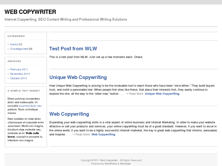 www.web-copywriter.net