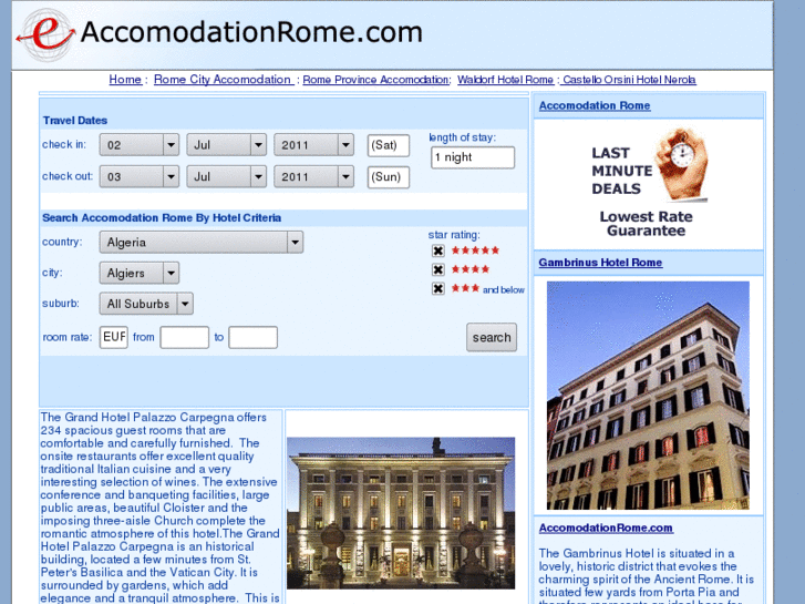 www.accomodationrome.com