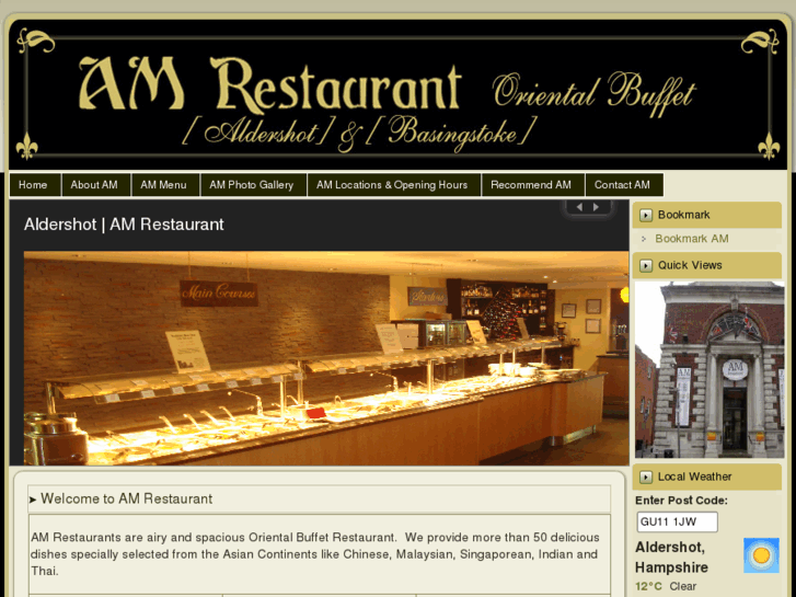 www.amrestaurant.co.uk