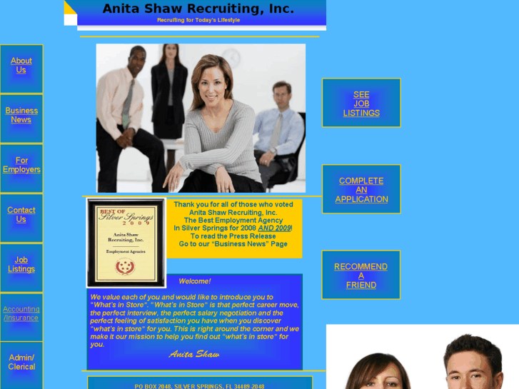 www.anitashawrecruiting.com