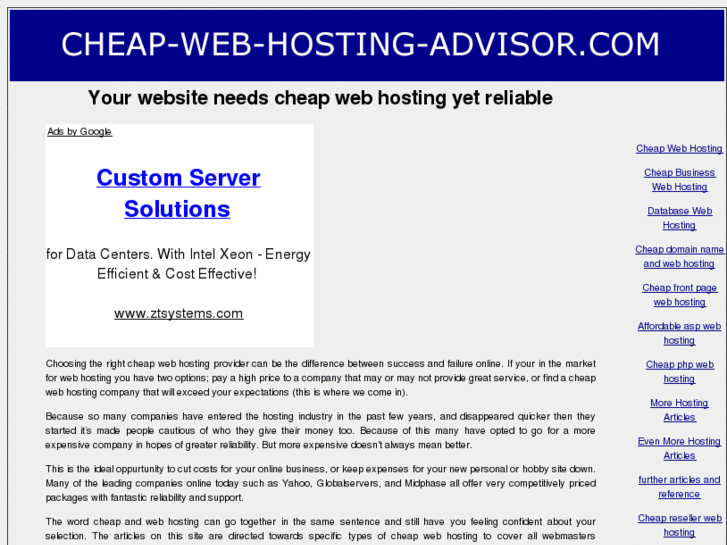 www.cheap-web-hosting-advisor.com