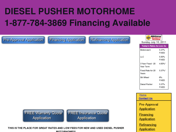 www.dieselpushermotorhome.com