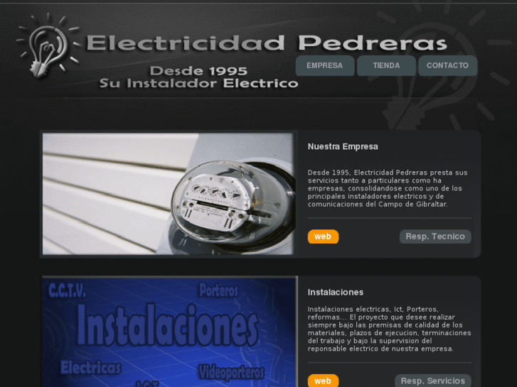 www.electricidadpedreras.com